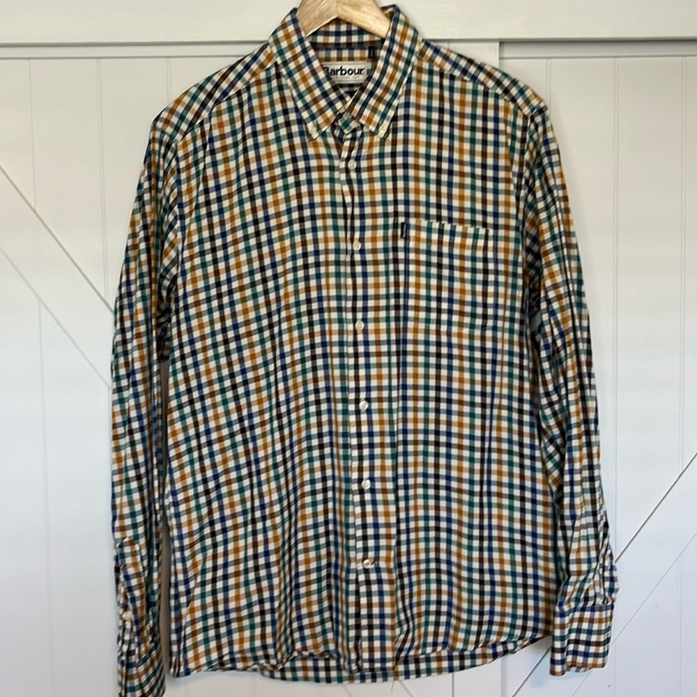Barbour men’s long sleeve plaid shirt - Tailored fit